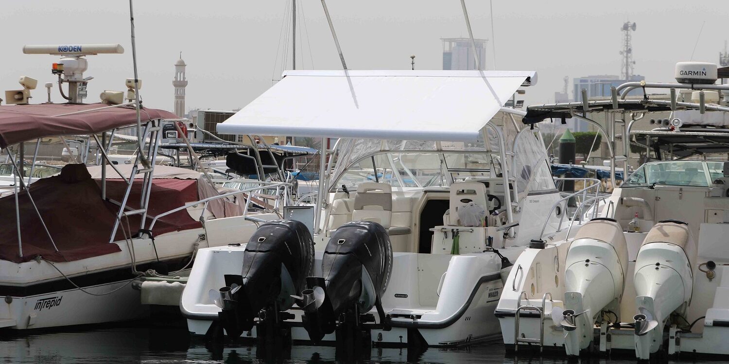 مظلات القوارب في الكويت – حماية متكاملة من الشمس والحرارة